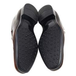 Tod's Dark Brown Leather Slip On Penny Loafers Size 43