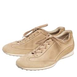 Pre Owned حذاء رياضي تودز رباط سويدي رمادي مقاس 45