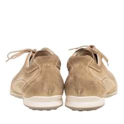 Pre Owned حذاء رياضي تودز رباط سويدي رمادي مقاس 45