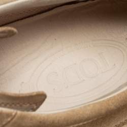 Pre Owned حذاء رياضي تودز رباط سويدي رمادي مقاس 45