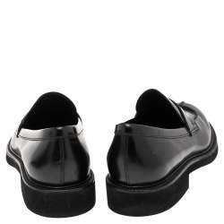 Pre Owned حذاء لوفرز تودز جلد أسود سليب أون مقاس 42