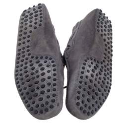 Pre Owned حذاء لوفرز تودز سليب بفيونكة سويدي رمادي مقاس 41