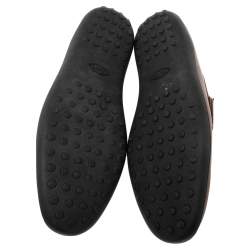 Tod's Brown Leather Penny Loafers Size 45.5