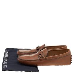 Tod's Brown Leather Slip on Loafers Size 39.5