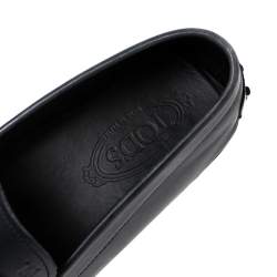 Pre Owned حذاء لوفرز تودز جلد أزرق كحلي سير بيني مقاس 42.5  