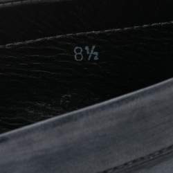 Pre Owned حذاء لوفرز تودز جلد أزرق كحلي سير بيني مقاس 42.5  