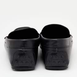 مملوكة مسبقًا حذاء لوفرز تودز جلد أسود سليب أون مقاس 44.5