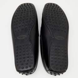 مملوكة مسبقًا حذاء لوفرز تودز جلد أسود سليب أون مقاس 44.5