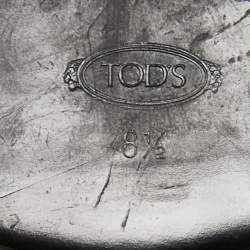 مملوكة مسبقًا Tod's Black Leather Slip On Loafers Size 42.5