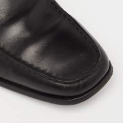 Tod's Black Leather Slip On Loafers Size  40