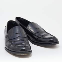 مملوكة مسبقًا حذاء لوفرز تودز سليب أون جلد أسود مقاس 42.5