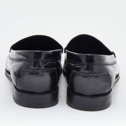 مملوكة مسبقًا حذاء لوفرز تودز سليب أون جلد أسود مقاس 42.5