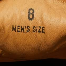 Pre Owned حذاء لوفرز تودز درايفر سويدي عنابي بفيونكة مقاس 42 