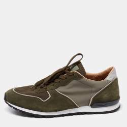 Pre Owned حذاء رياضي  تودز شبك وسويدي أخضر رباط مقاس 43