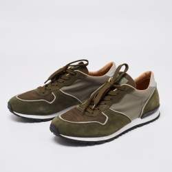 Pre Owned حذاء رياضي  تودز شبك وسويدي أخضر رباط مقاس 43