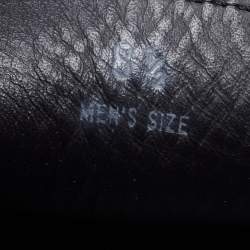 Pre Owned حذاء لوفرز تودز سويدي أسود مزين حرف تي مزدوج سليب أون مقاس 42.5