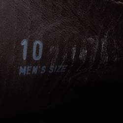 مملوكة مسبقًا Tod's Dark Brown Brogue Leather Lace Up Derby Size 44.5