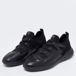 Tod's Black Leather Slip on sneakers Size 41