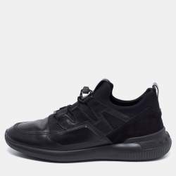 Tod's Black Leather Slip on sneakers Size 41