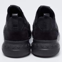 Tod's Black Leather Slip on sneakers Size 41