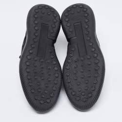 Tod's Black Leather Slip on sneakers Size 41