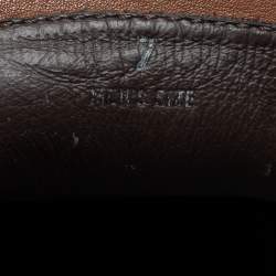 مملوكة مسبقًا Tod's Brown Suede Bow Gommino Loafers Size 41