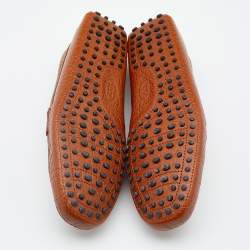 Pre Owned Tod's Brown Leather Loafers Size 42.5