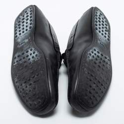 مملوكة مسبقًا Tod's Black Leather Slip On Loafers Size 46.5