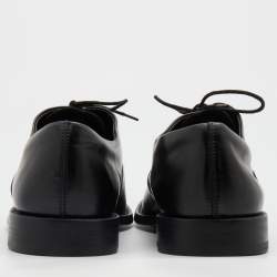 Pre Owned Tod's Black Leather Brogue Lace Up Oxfords Size 45 