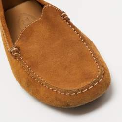 مملوكة مسبقًا Tod's Light Brown Suede Slip On  Loafers Size 42