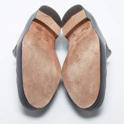 Pre Owned Tods Light Purple Leather Penny Loafers Size 42