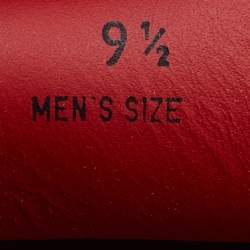 Pre Owned Tod's For Ferrari Red/Black Suede Slip On Loafers Size 44