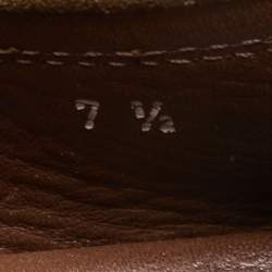 Pre Owned Tod's Brown Suede Penny Loafers Size 41.5