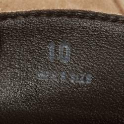 Pre Owned Tod's Beige Suede Penny Loafers Size 44.5