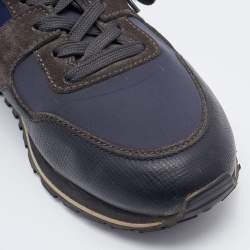 مملوكة مسبقًا Tod's Multicolor Neoprene and Suede Low Top Sneakers Size 44