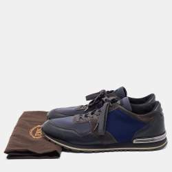 مملوكة مسبقًا Tod's Multicolor Neoprene and Suede Low Top Sneakers Size 44