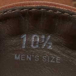 مملوكة مسبقًا Tod's Brown Suede Bow Slip On Loafers Size 45