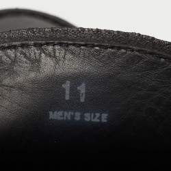 Pre Owned Tod's Black Leather Penny Loafers Size 45.5