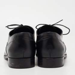 مملوكة مسبقًا Tod's Black Leather Lace Up Oxfords Size 42