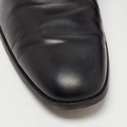 مملوكة مسبقًا Tod's Black Leather Lace Up Oxfords Size 42