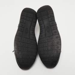 مملوكة مسبقًا Tod's Black Suede Low Top Sneakers Size 44