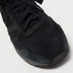 مملوكة مسبقًا Tod's Black Suede Low Top Sneakers Size 44