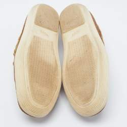 Pre Owned Tod's Light Brown Suede Gommino Loafers Size 41