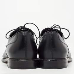 Tod's Black Leather Lace Up Oxfords Size 42