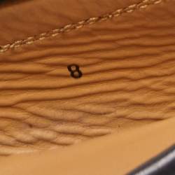 Pre Owned Tod's Black Leather Braided Bit Slip On Loafers Size 42