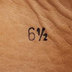 Pre Owned حذاء لوفرز تودز جومينو جلد بني مقاس 39.5