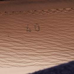 Pre Owned Tod's Blue Suede Gommino Penny Slip On Loafers Size 40