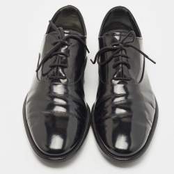 Pre Owned Tod's Black Leather Lace Up Oxford Size 43