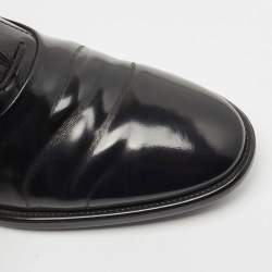 Pre Owned Tod's Black Leather Lace Up Oxford Size 43