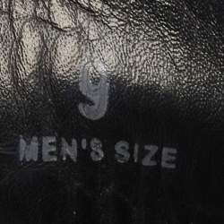 Pre Owned Tod's Black Leather Lace Up Oxford Size 43